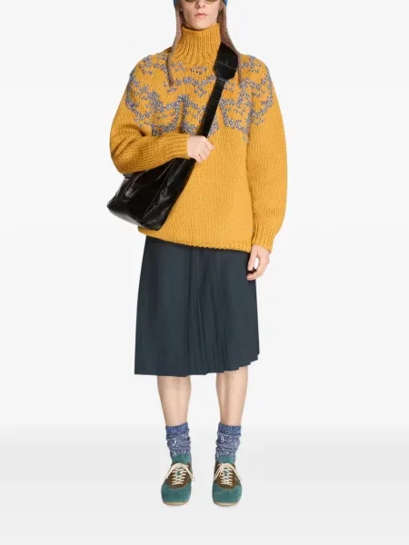 Вълнени чорапи Dries Van Noten синьо