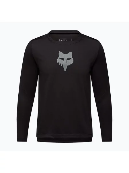 Tricou cu mânecă lungă copii Fox Racing negru