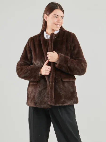 Kabát Lauren Ralph Lauren hnedá