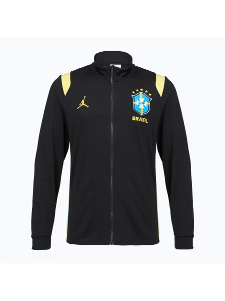 Férfi futball pulóver Nike Brazil Academy Pro Jordan Dri-Fit. Méret: fekete