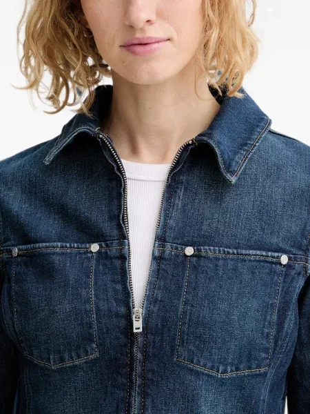 Pulover Levi's® skinny fit cu imagine cu decolteu rotund galben