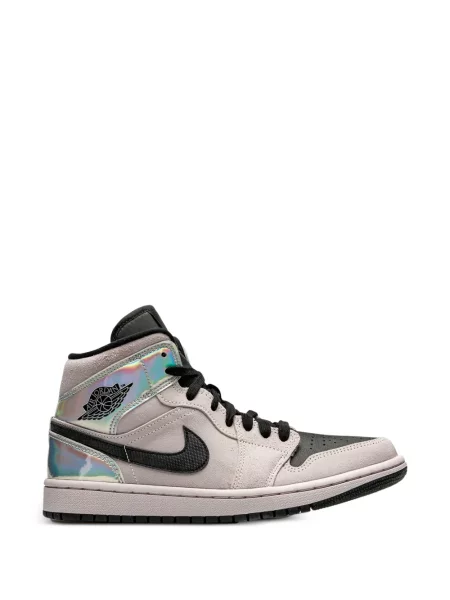 Sneakerși Nike Jordan cu autograf albastru