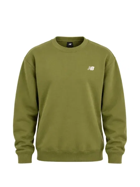 Fleece τρέξιμο αθλητικό φούτερ New Balance με αυτόγραφο μωβ
