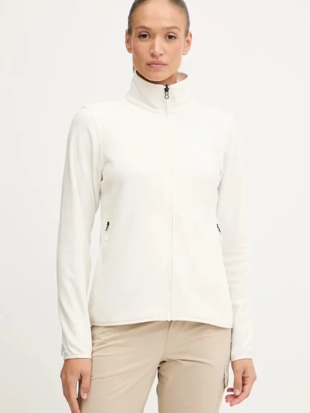 The North Face bluza outdoorowa gładka beżowy