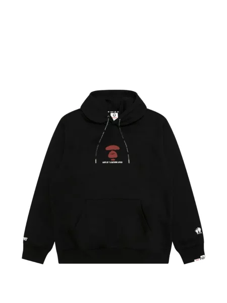 Hanorac cu glugă Aape By A Bathing Ape cu imagine negru