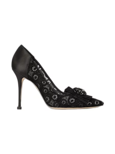 Czółenka Manolo Blahnik czarna