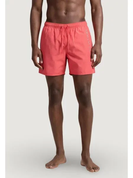 Plavecké šortky Armani Exchange oranžové