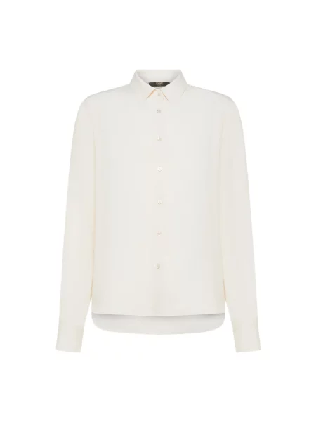 Jedwabna koszula Seventy biała