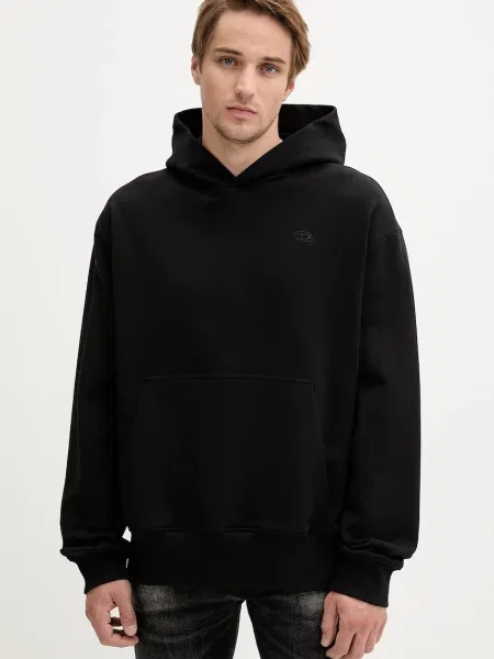 Diesel bluza S-MACS-HOOD-MEGOVAL-D czarna