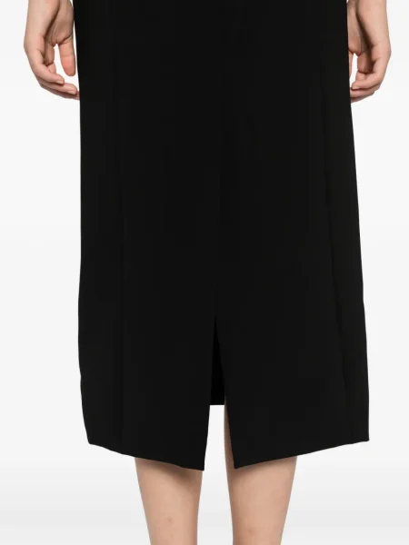 Rochie Amsale din crep de costum negru