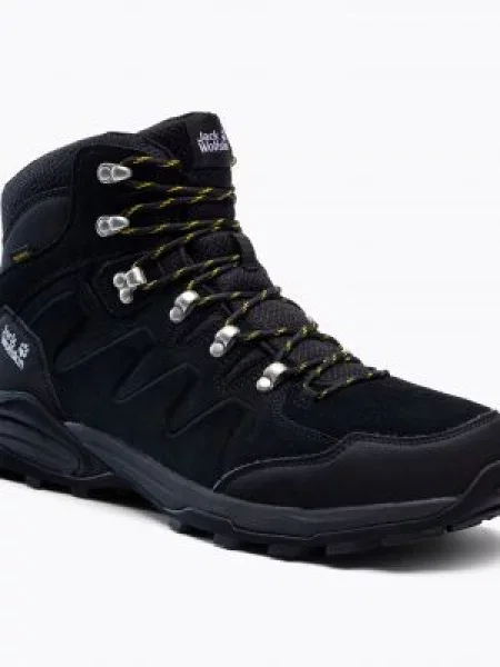 Buty trekkingowe Jack Wolfskin Refugio Texapore Mid phantom/ burly yellow xt żółte