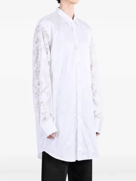 Πουκάμισο Comme Des Garçons Homme Plus με δαντέλα λευκό