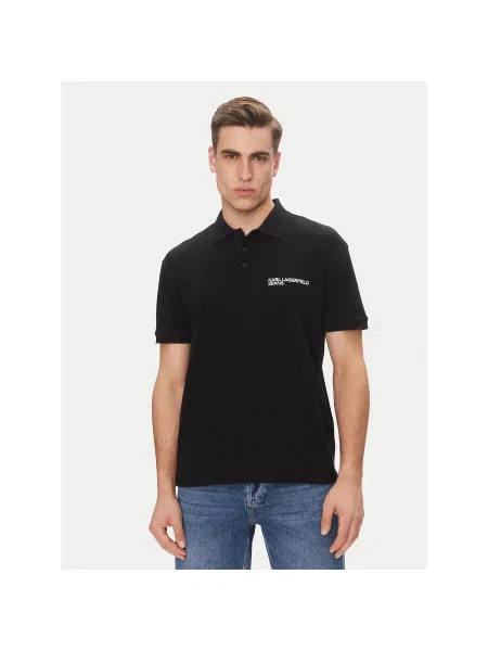 KARL LAGERFELD JEANS Póló / fehér fekete