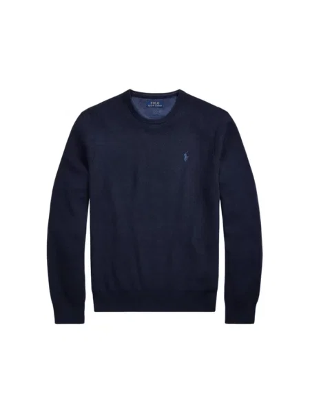 Dzianinowa bluza Polo Ralph Lauren niebieska