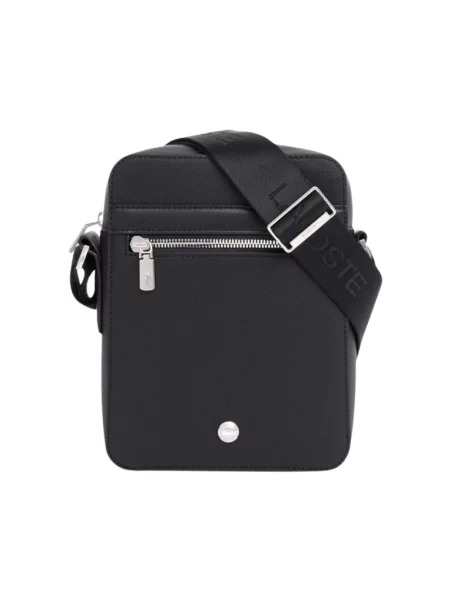 Torba crossbody Lacoste czarna