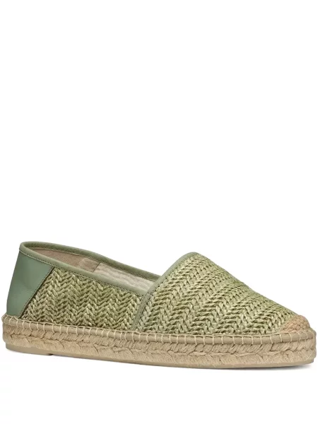 Еспадрили Geox с десен рибена кост зелено