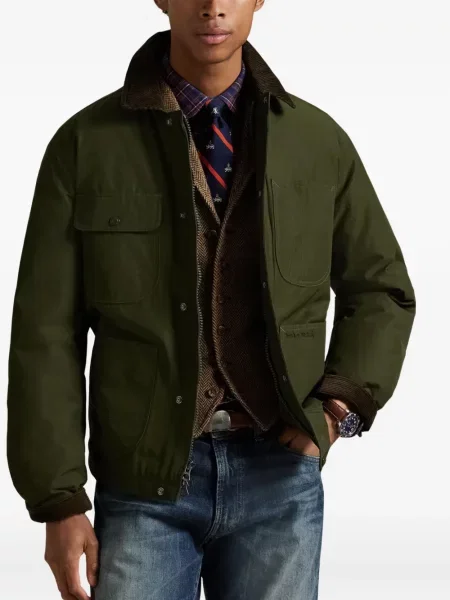 Μικρός κασκέτο Polo Ralph Lauren με χαμηλή μέση υφαίνω διαγωνίως πράσινο