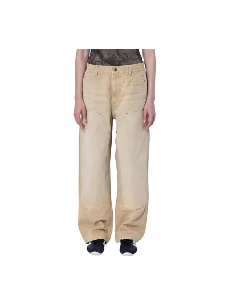 Spodnie Carhartt Wip beżowe