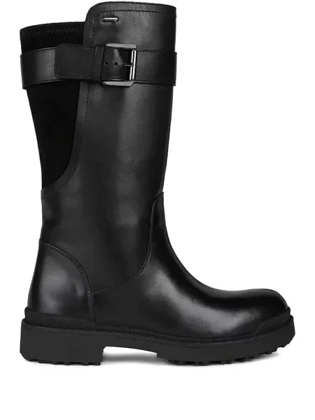 Botine Geox cu cataramă negru