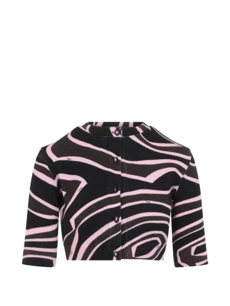 Cardigan Pucci cu imagine negru