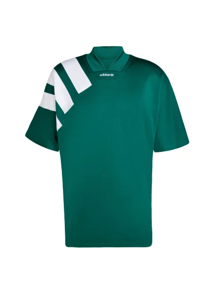 ADIDAS ORIGINALS Tricou Adicolor verde închis alb