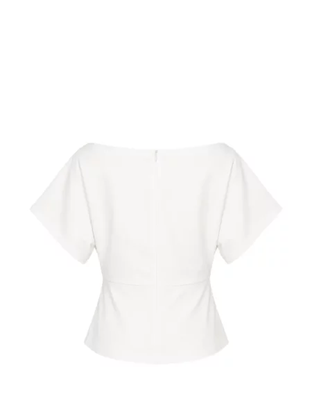 Scurt top Club21 Collection alb
