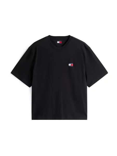 Tommy Jeans Tricou bleumarin / sângeriu / negru alb