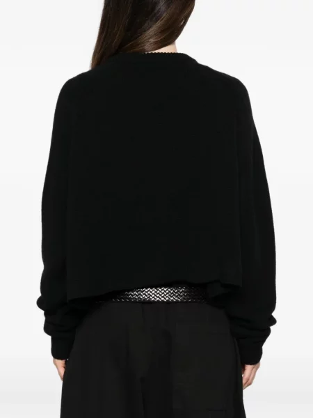 Decupat pulover Lisa Yang negru