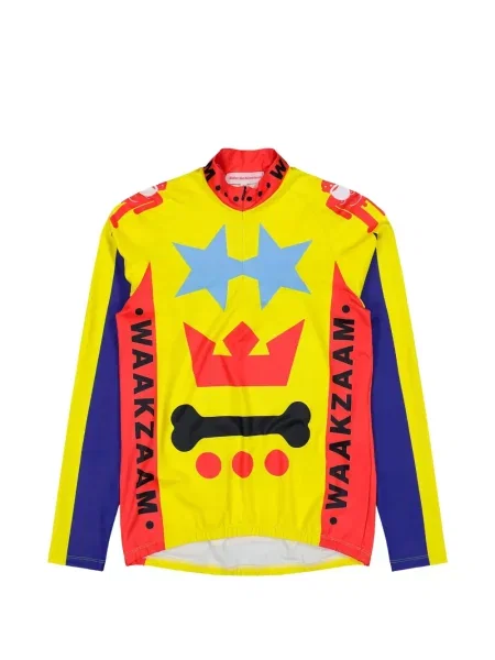 Γραφικός πουκάμισο Walter Van Beirendonck με σχέδιο κίτρινο