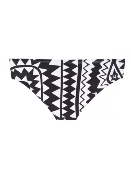 Bikini Eres z nadrukiem ze spandexu czarne