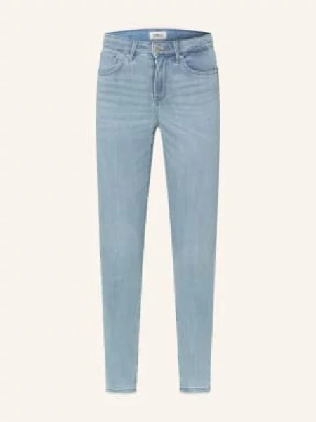 Only Jeansy Skinny blau niebieskie
