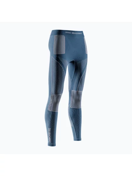Termo legíny X-Bionic Energy Accumulator mineral blue / arctic white bílé