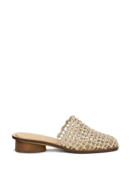 Papuci tip mules Cult Gaia alb