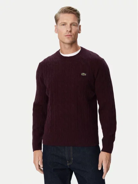 Lacoste Pulover Vișiniu