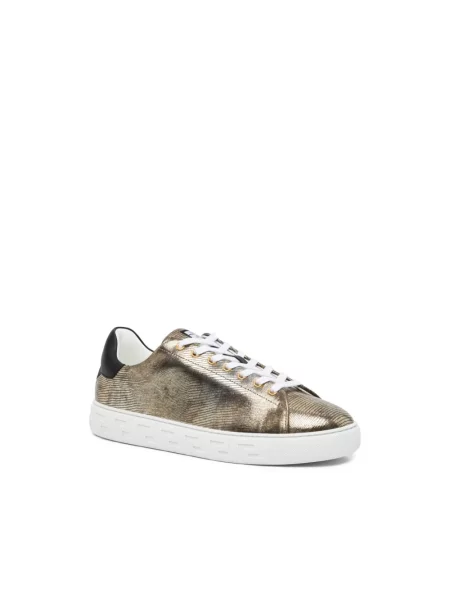 Sneakersy Versace skórzane żółte