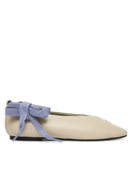 Balerina Tommy Jeans Tjw Ballerina With Laces Ekru