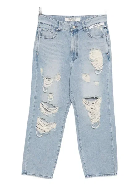 Blugi Kimhēkim cu perle albastru