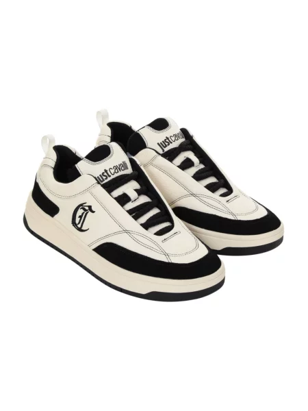 Sneakersy Roberto Cavalli białe
