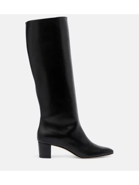 Botine Manolo Blahnik din piele negru