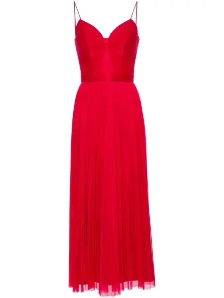 Rochie midi Cristallini roșu