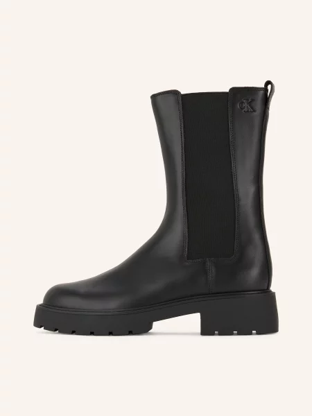 Calvin Klein Botki Chelsea schwarz czarne