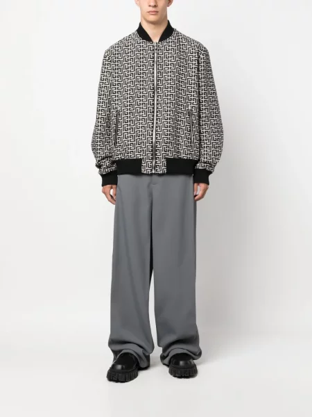 Bomber striukė Balmain grįžtamasis juoda