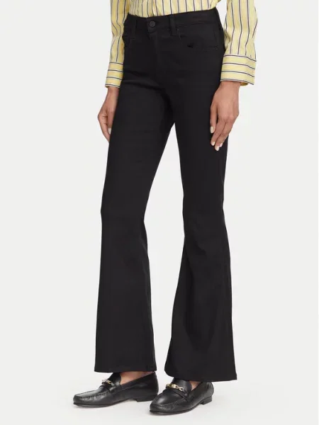 Tommy Hilfiger Τζιν Luna Flare Fit μαύρο