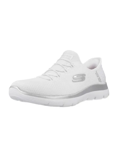 Diamant pantofi Skechers alb