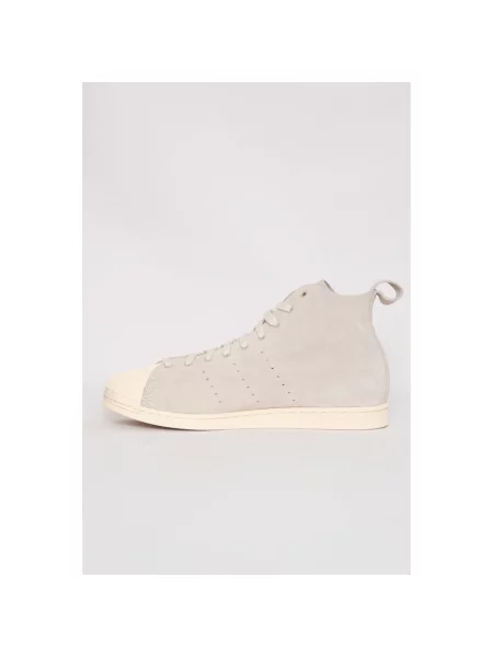Sneakersy Adidas Superstar zamszowe białe