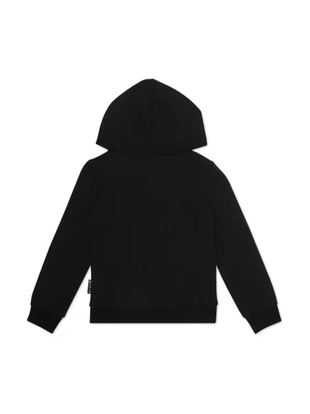Bluza z kapturem dziecięca Philipp Plein czarna