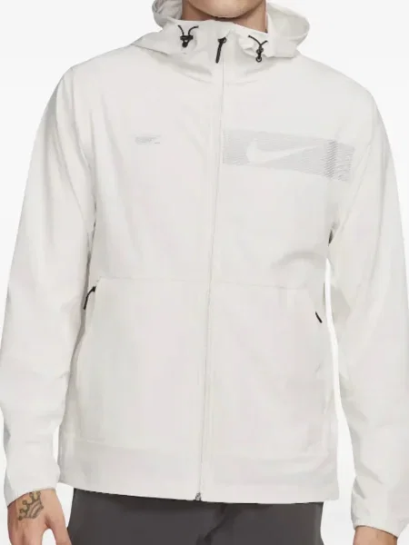 Geacă Nike alergare cu șireturi din dantelă albastru
