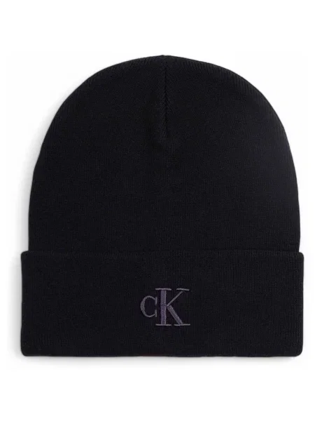 Căciulă Calvin Klein cu broderie negru
