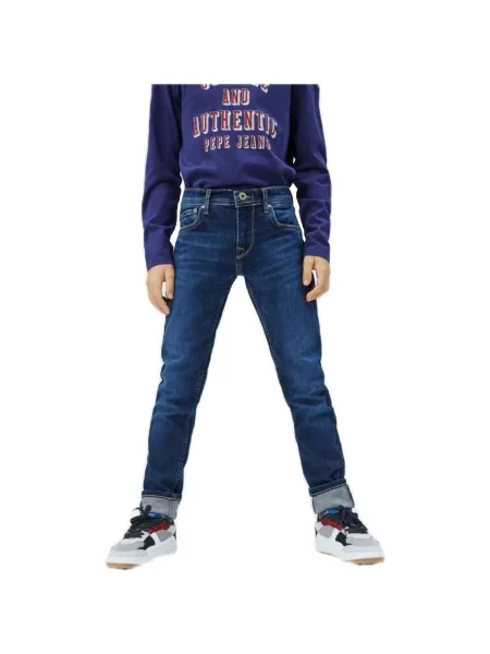 Blugi copii Pepe Jeans albastru