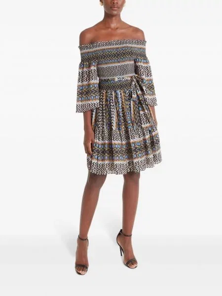 Kostiumas mini mini suknelė Temperley London mėlyna